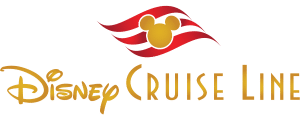 Color_Disney-Cruise-Line-e1662179488883 The official Disney Cruise Line logo featuring the iconic Mickey Mouse symbol integrated with stylized red and gold wave design, accompanied by the Disney Cruise Line text in elegant gold lettering.