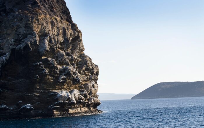 Galapagos Islands volcanic landscape with ocean view scaled