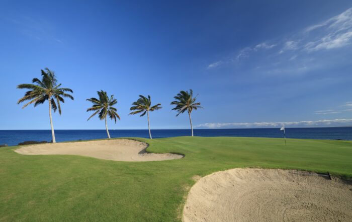 golfing in the Caribbean