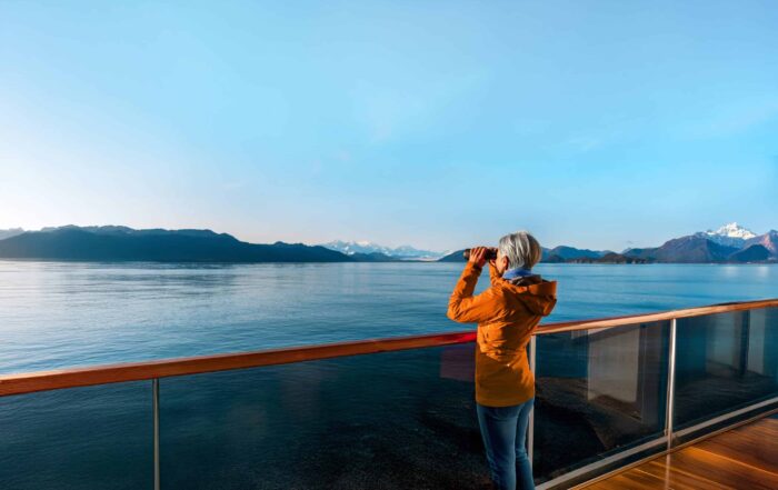 Alaska view from a cruise ship