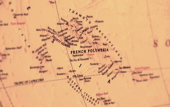 Map of French Polynesia