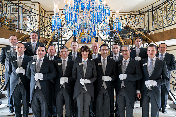 Uniworld Antoinette butlers greeting guests