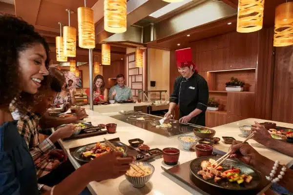 Carnival Cruise Line Bonsai Sushi restaurant