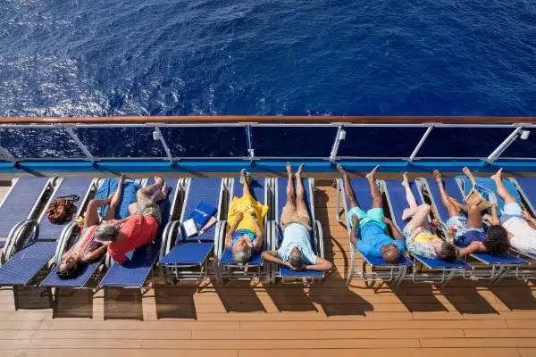 Carnival Cruise Line Horizon deck and pool area