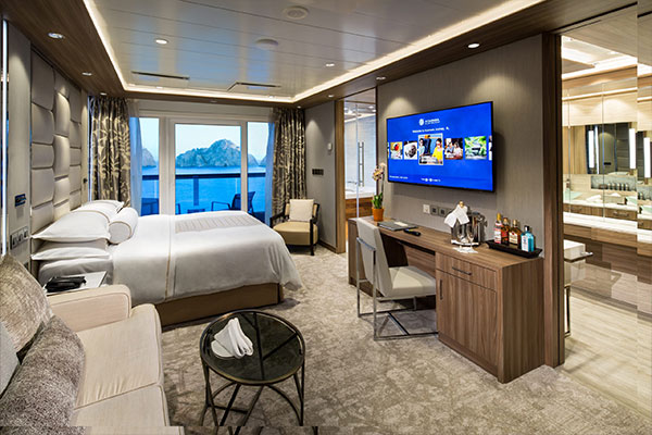 Azamara Club Spa Suite elegant interior