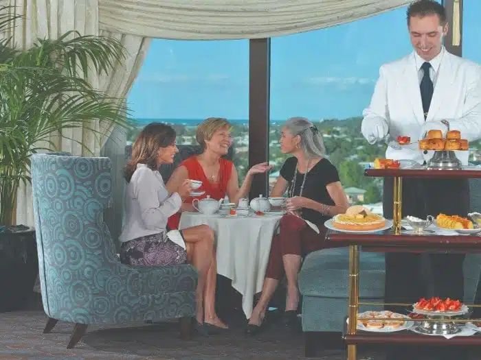 Oceania Cruises Horizons afternoon tea service