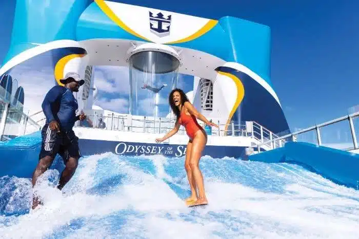 Royal Caribbean cruise ship Odyssey of the Seas at sea