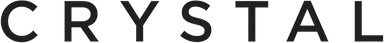 The Crystal Cruise Line corporate logo displayed in bold, modern typography. The wordmark features clean sans-serif lettering in black, representing one of the luxury cruise industry's premium brands.
