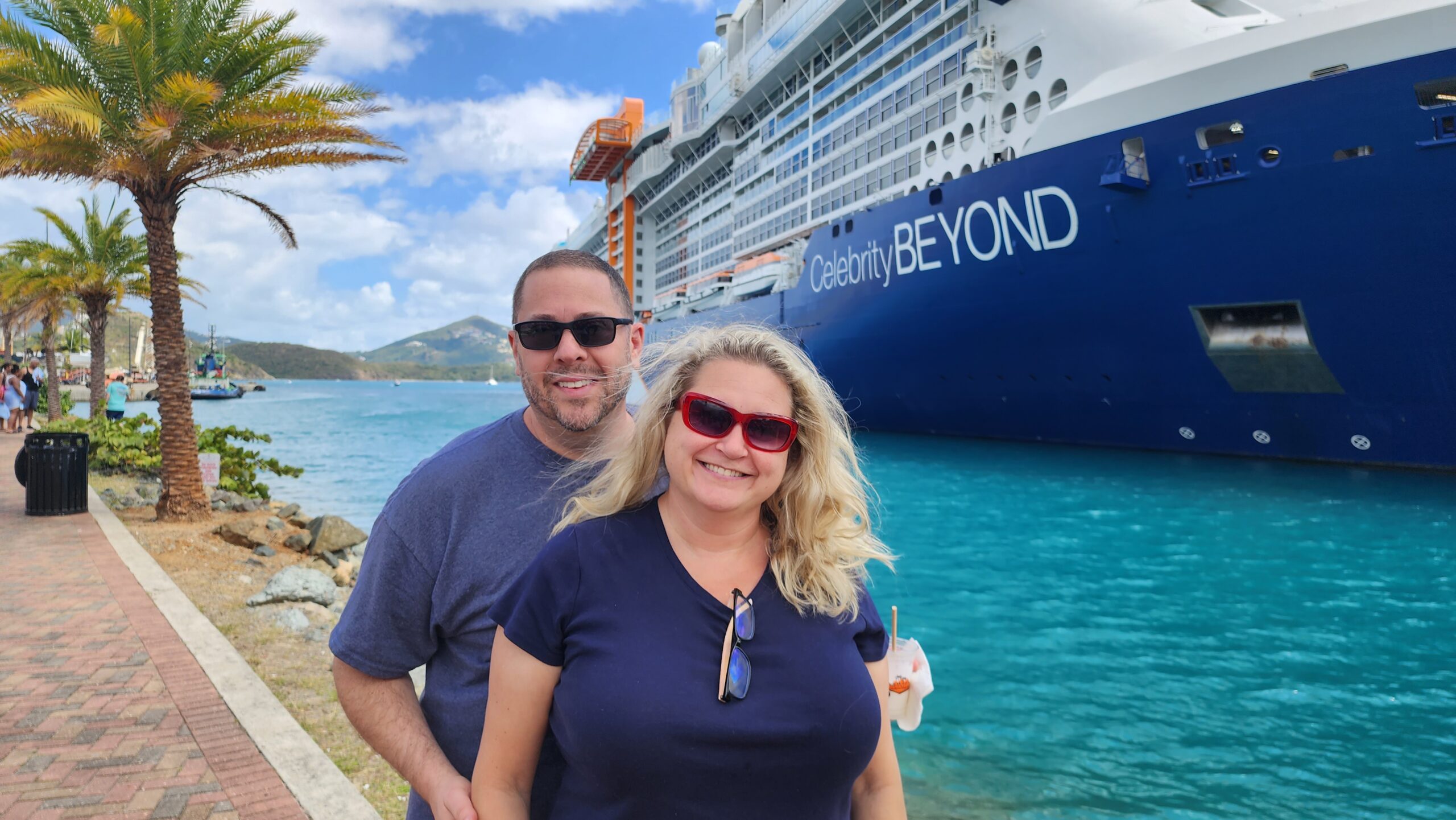 20230223_132216 Celebrity Equinox — Laura and Scott on board